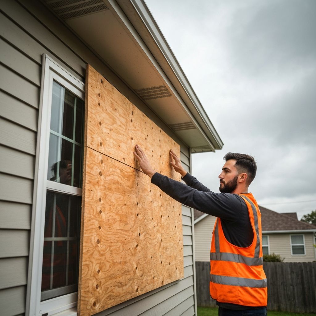 Emergency board-up service